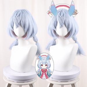 Sigewinne Light Blue Gradient Styled Cosplay Wig for Genshin Impact - 559F