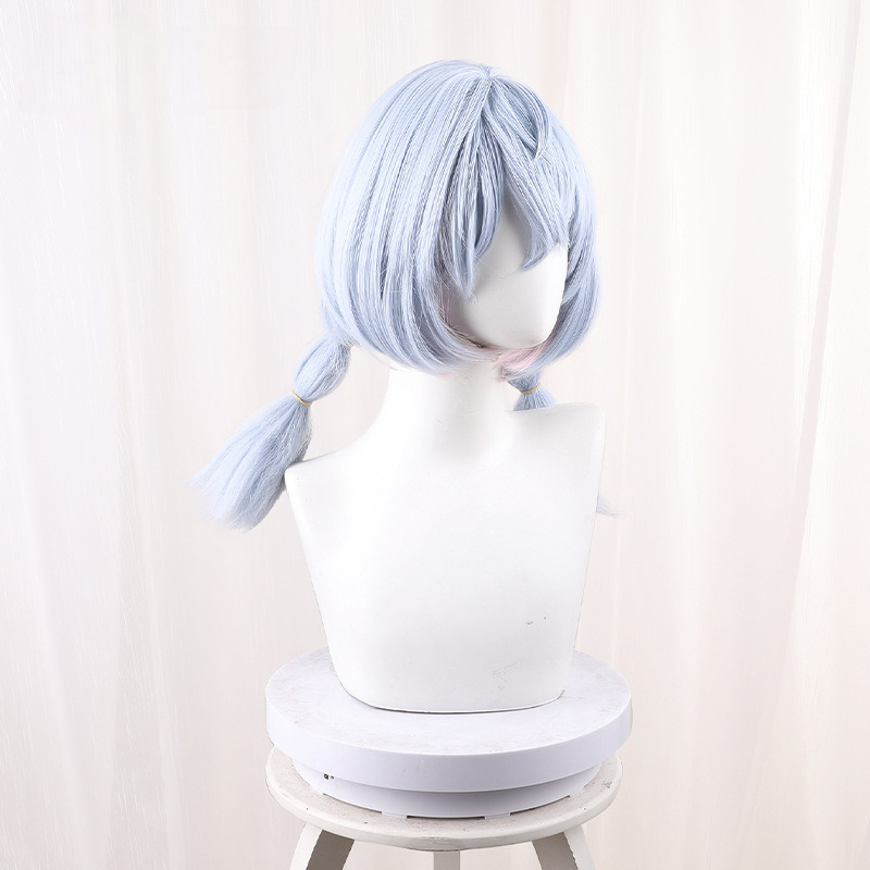 Sigewinne Light Blue Gradient Styled Cosplay Wig for Genshin Impact - 559F - Image 3