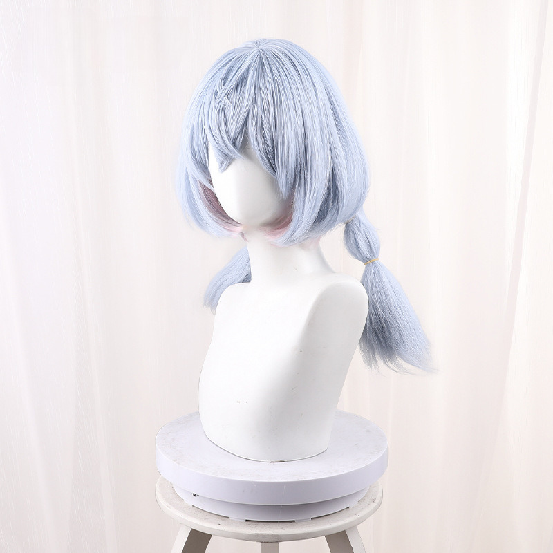 Sigewinne Light Blue Gradient Styled Cosplay Wig for Genshin Impact - 559F - Image 4