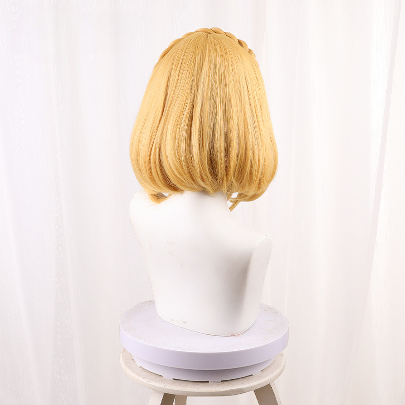 Sai Er Da Golden Blonde Bob Short Cosplay Wig for The Legend of Zelda - 548B - image 5