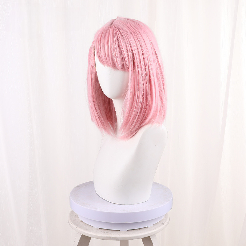 Charlotte Pink Side Ponytail Medium-length Styled Cosplay Wig for Genshin Impact - 559D - image 4
