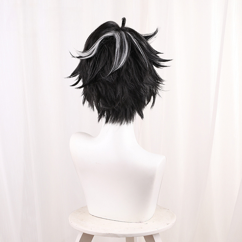 Wriothesley Highlighted Short Styled Cosplay Wig for Genshin Impact - 559E - Image 5