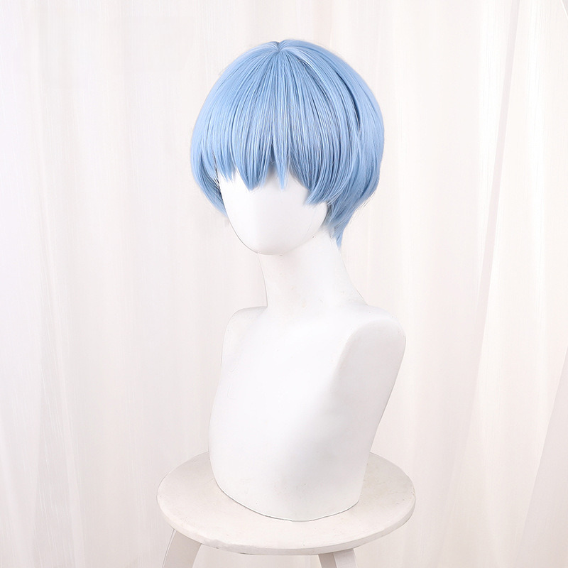 Frieren Light Blue Short Cosplay Wig - 512S - Image 2
