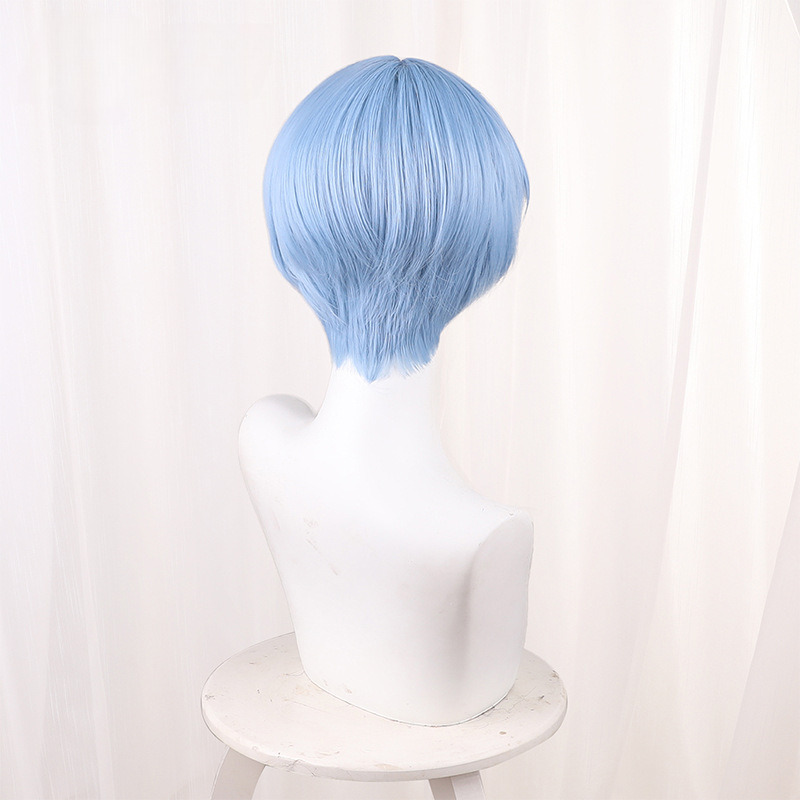 Frieren Light Blue Short Cosplay Wig - 512S - Image 5