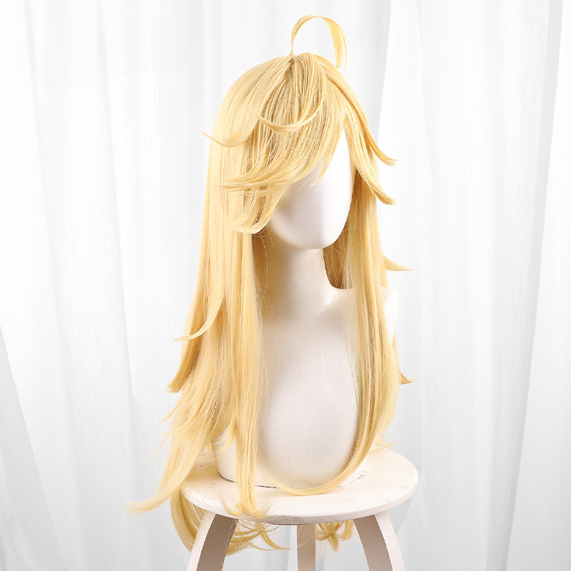 Panty Golden Blonde Long Flipped Styled Cosplay Wig for Panty & Stocking with Garterbelt - 512M - Image 3