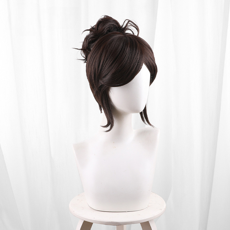 Zhou Zhu Shi Ye Xiang Jia Ri Shen He Bun Hair Bun Cosplay Wig for Identity V - 562A - Image 2