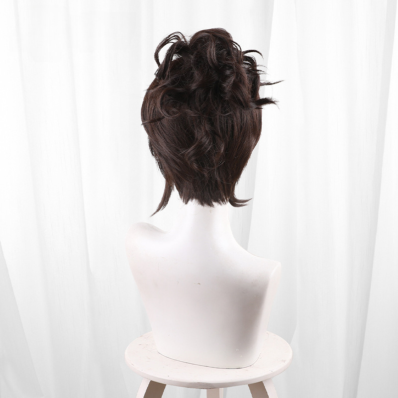 Zhou Zhu Shi Ye Xiang Jia Ri Shen He Bun Hair Bun Cosplay Wig for Identity V - 562A - Image 5