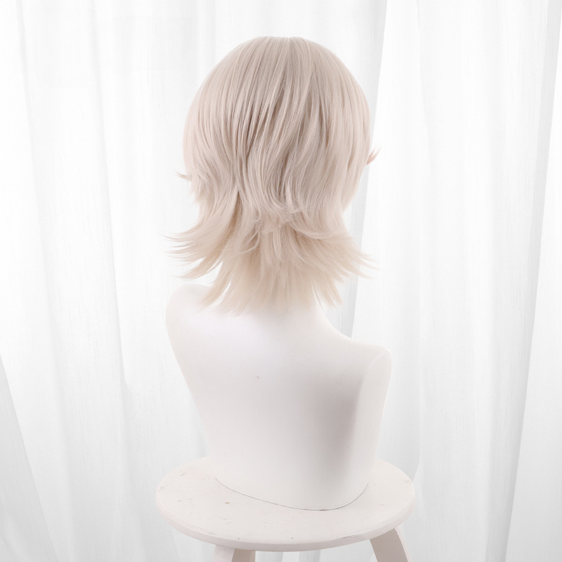 Lyney Flaxen Blonde Highlighted Short Styled Cosplay Wig for Genshin Impact - 559A - Image 5