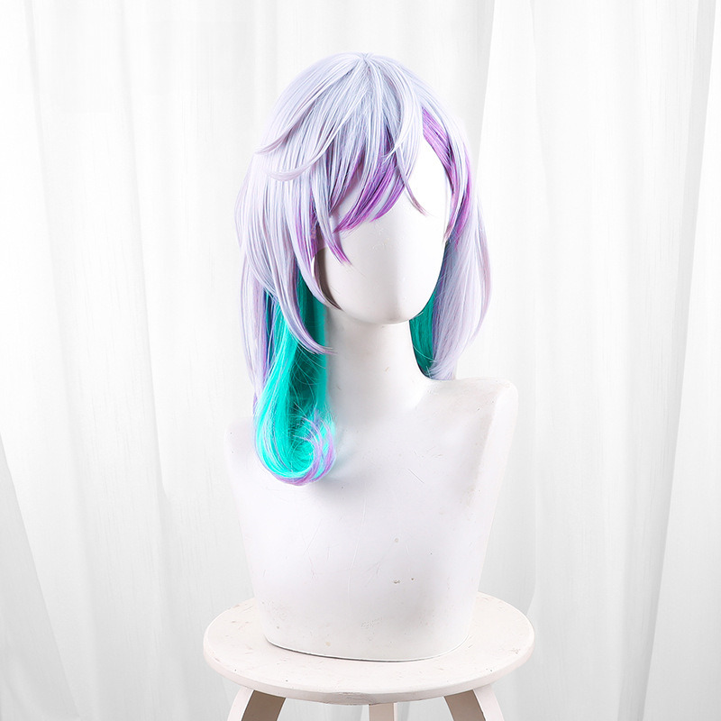 Kanata Yatonokami Multi-color Gradient Medium-length Cosplay Wig for Paradox Live - 565B - Image 3
