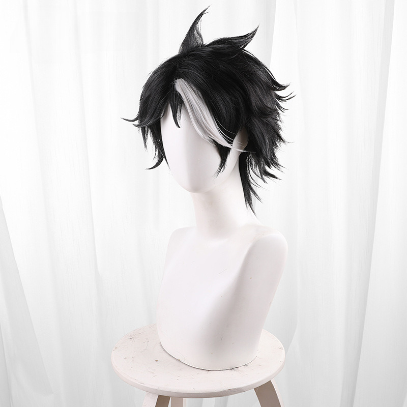 Seer Highlighted Short Flipped Styled Cosplay Wig for Identity V - 476RA - Image 4