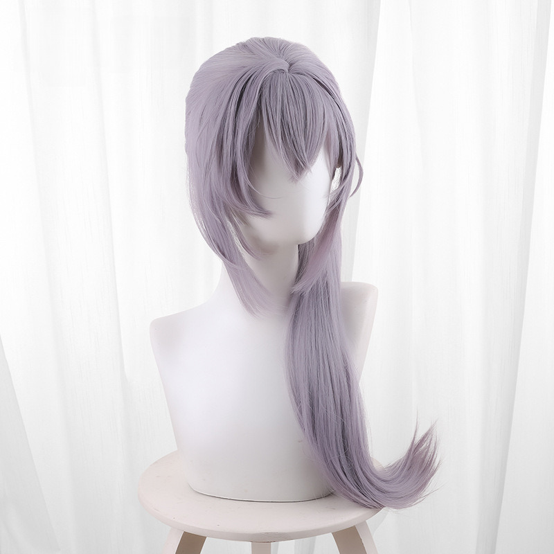 Kelvin Blue-purple Side Ponytail Long Cosplay Wig for Path to Nowhere - 540J - Image 3