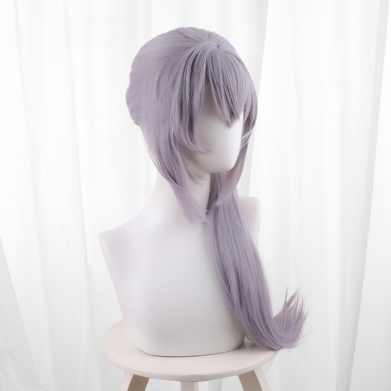 Kelvin Blue-purple Side Ponytail Long Cosplay Wig for Path to Nowhere - 540J - Image 4