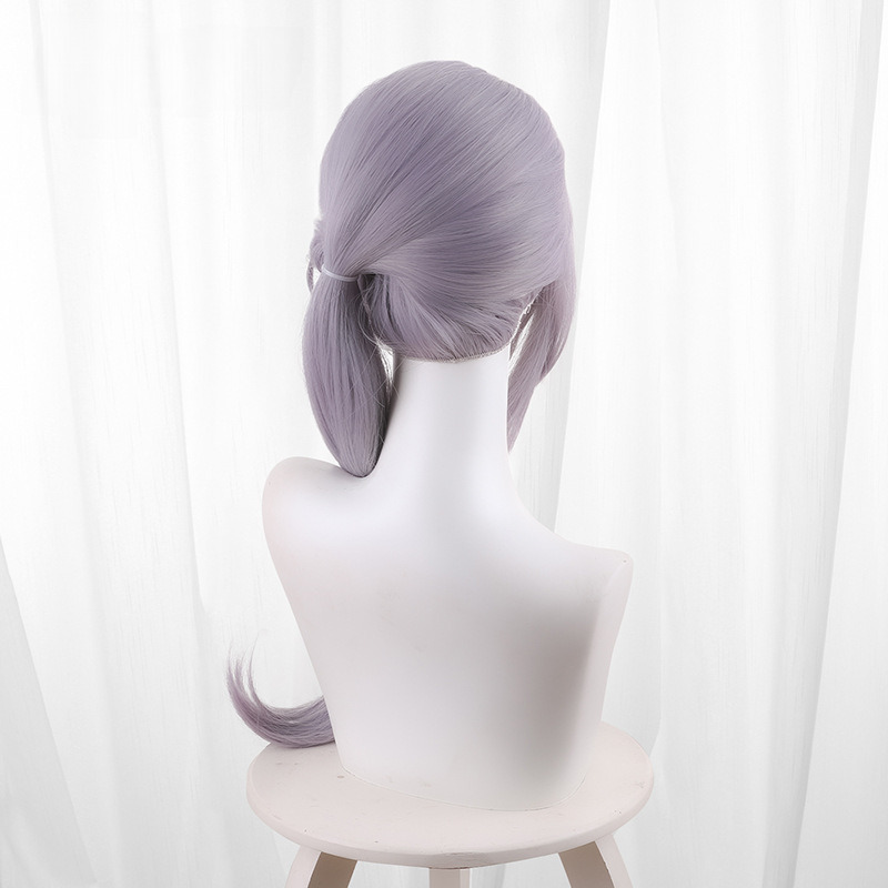 Kelvin Blue-purple Side Ponytail Long Cosplay Wig for Path to Nowhere - 540J - Image 5