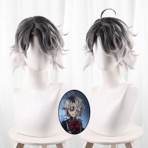 Patient Gradient White Short Cosplay Wig for Identity V - 476PC