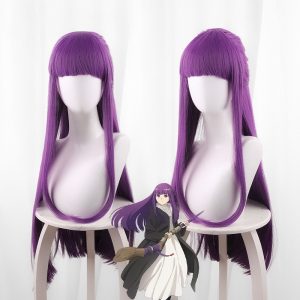 Frieren Ponytail Half-up Long Cosplay Wig - 512V