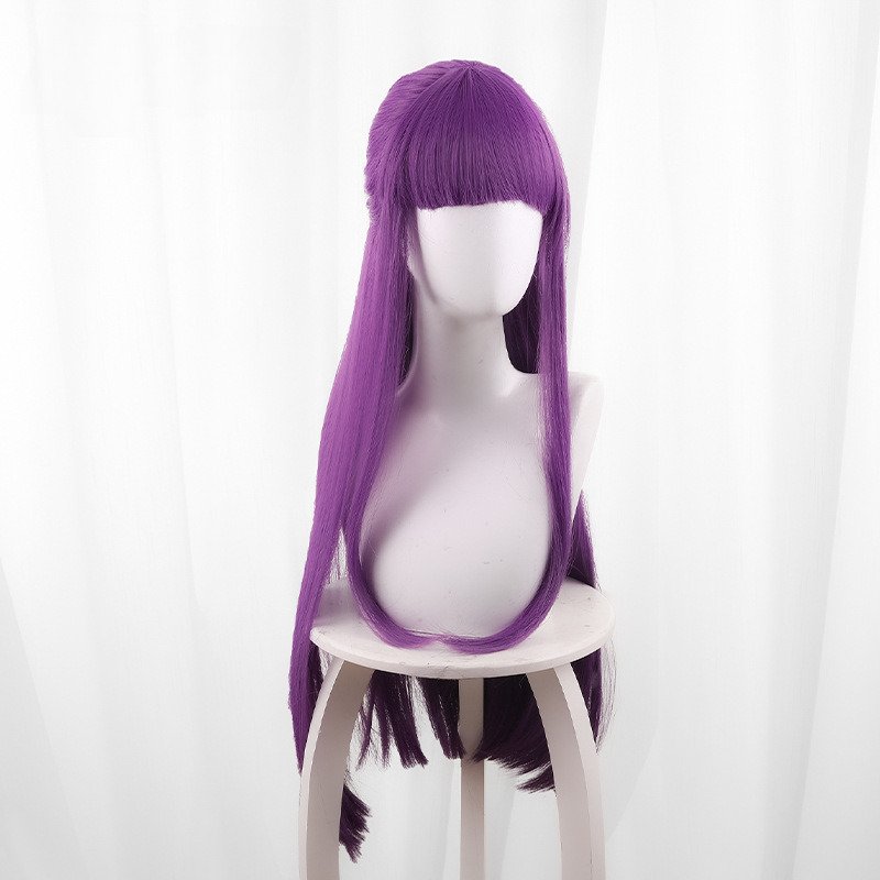 Frieren Ponytail Half-up Long Cosplay Wig - 512V - Image 3