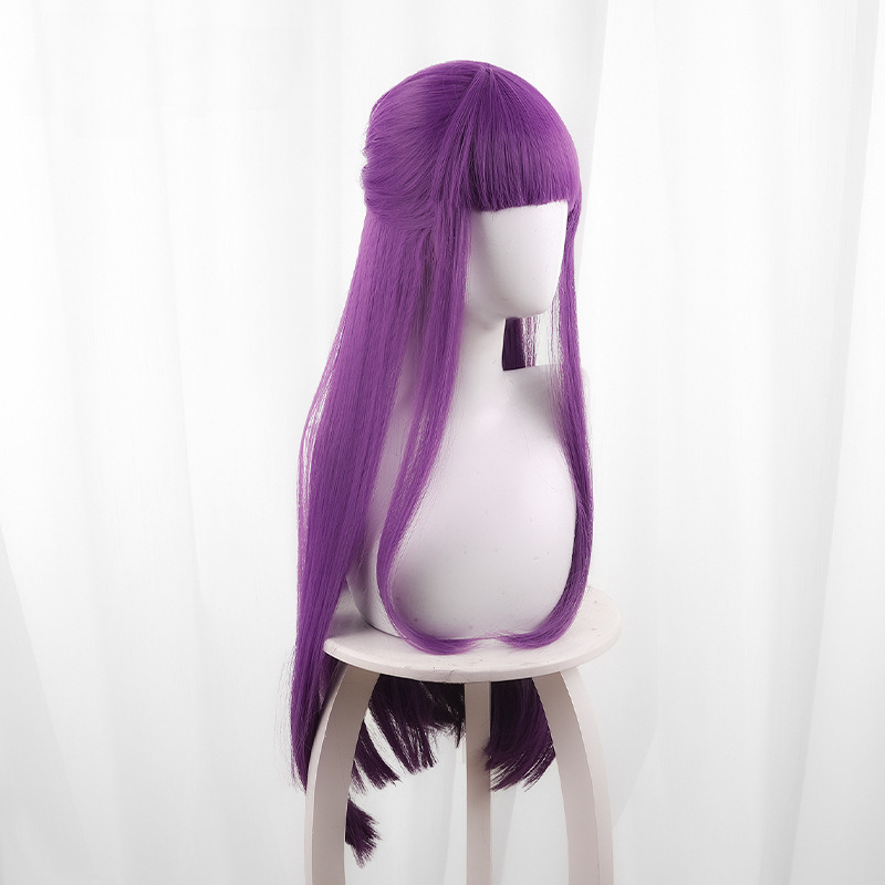 Frieren Ponytail Half-up Long Cosplay Wig - 512V - Image 4