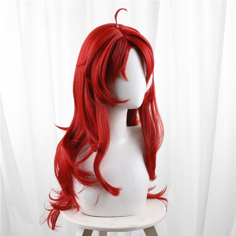 Argenti Deep Red Gradient Scalp-top Long Wavy Cosplay Wig for Honkai: Star Rail - 544X - Image 2