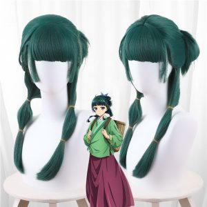 Maomao Dark Green Scalp-top Ponytail Half-up Cosplay Wig for The Apothecary Diaries - 512X