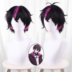 Claude Purple Short Cosplay Wig for Sanrio Knights - 568B