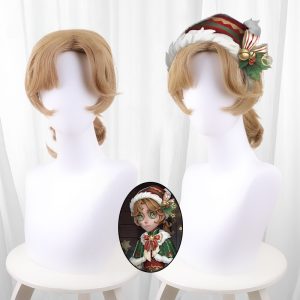 Painter Brown Short Ponytail Cosplay Wig for Identity V - 476JC