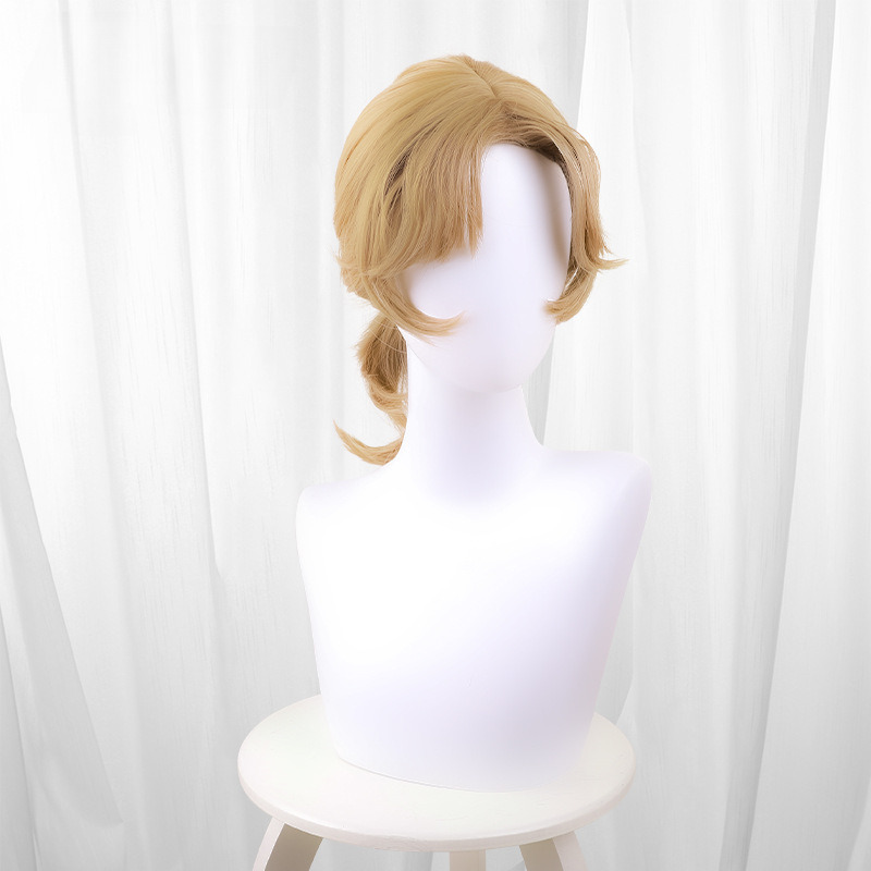 Painter Brown Short Ponytail Cosplay Wig for Identity V - 476JC - Image 3