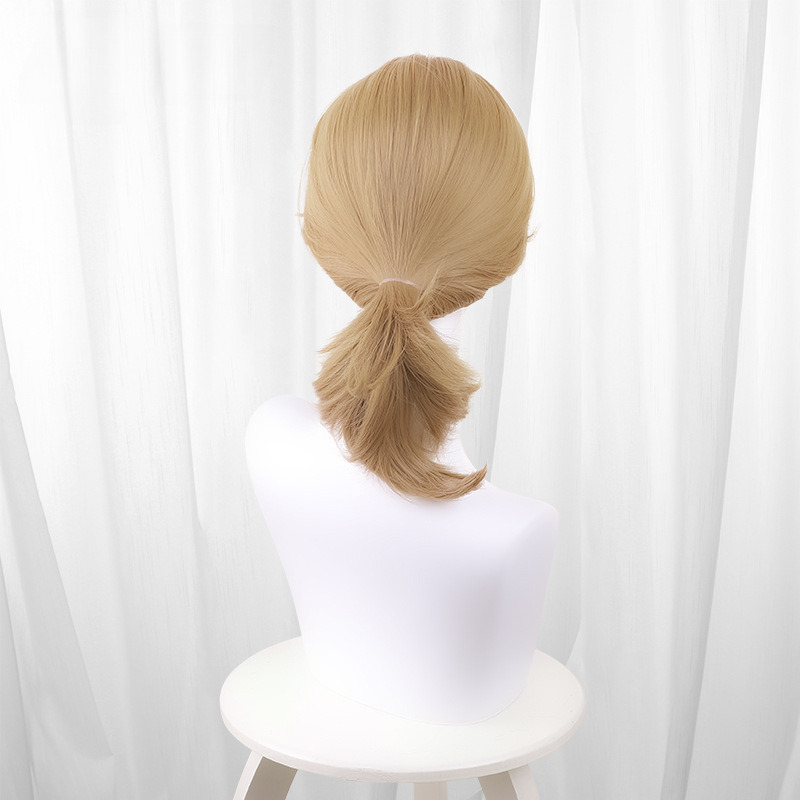 Painter Brown Short Ponytail Cosplay Wig for Identity V - 476JC - Image 5