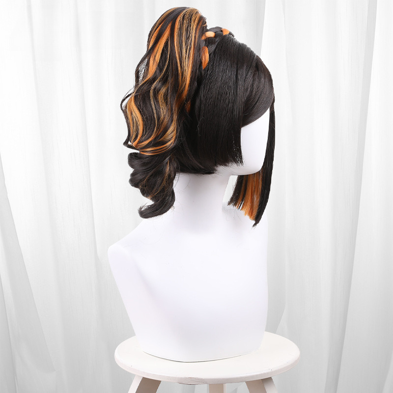 Chiori Scalp-top Clip-in Side Ponytail Styled Cosplay Wig for Genshin Impact - 559K - Image 4