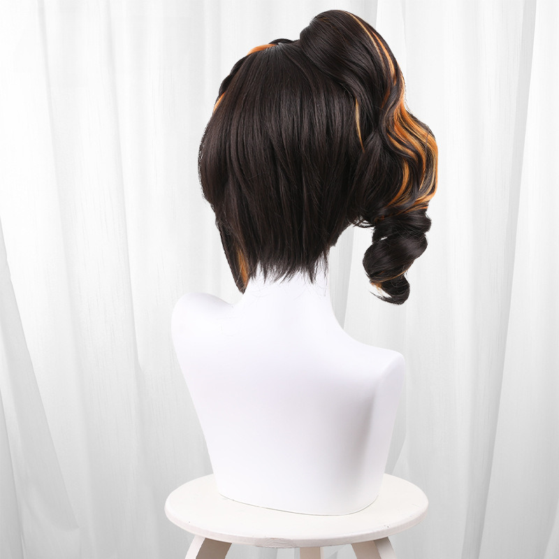 Chiori Scalp-top Clip-in Side Ponytail Styled Cosplay Wig for Genshin Impact - 559K - Image 5