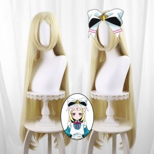 Korisu Morino Golden Blonde Long Straight Cosplay Wig for Gushing over Magical Girls - 570C