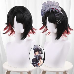 Ellen Joe Color-block Scalp-top Short Cosplay Wig for Zenless Zone Zero - 551H