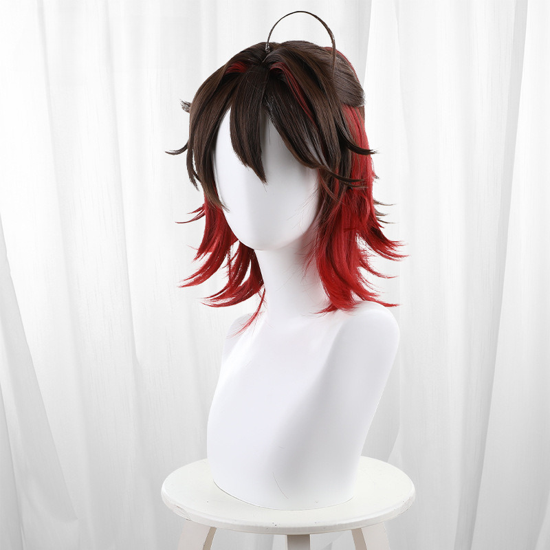 Gaming Scalp-top Clip-in Ponytail Half-up Cosplay Wig for Genshin Impact - 559M - Image 2