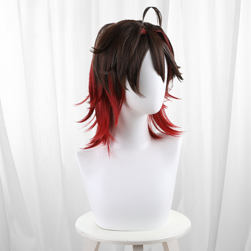 Gaming Scalp-top Clip-in Ponytail Half-up Cosplay Wig for Genshin Impact - 559M - Image 3
