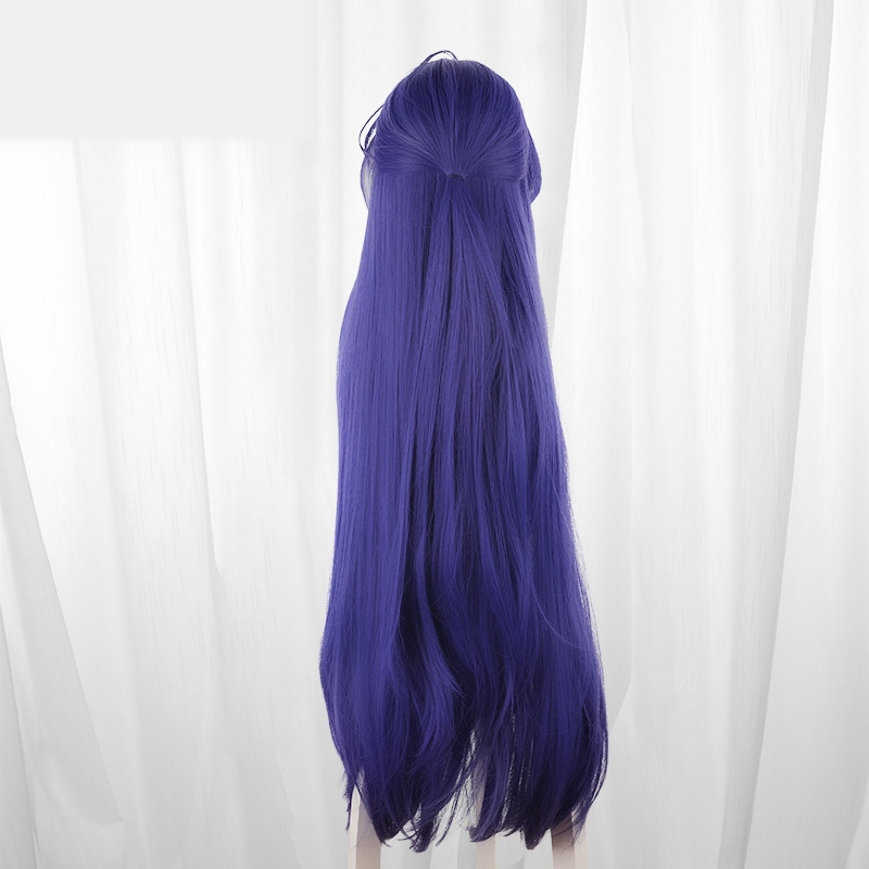 Acheron Deep Purple Highlighted Scalp-top Ponytail Cosplay Wig for Honkai: Star Rail - 566F - Image 4