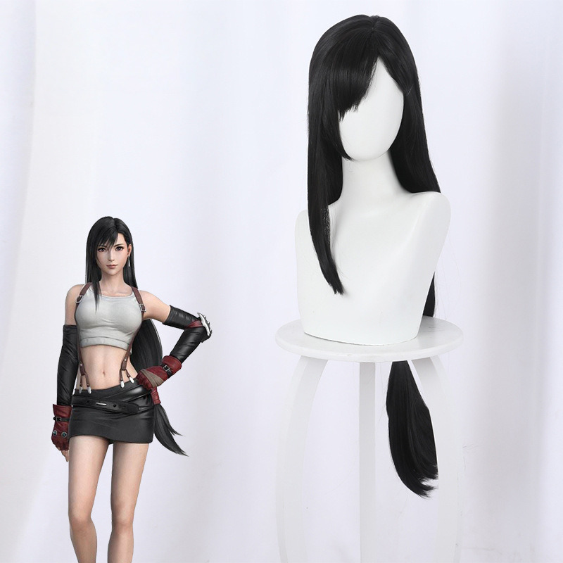 Tifa Lockhart Low Ponytail Styled Cosplay Wig for Final Fantasy VII