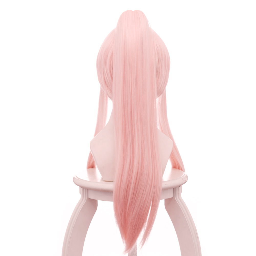 Zero Two Pink Ponytail Cosplay Wig for DARLING in the FRANXX - B461F - Image 3