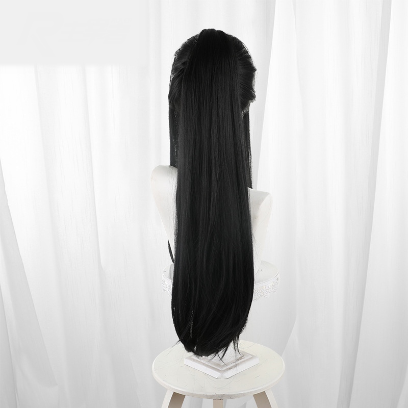 Mina Ashiro Single Ponytail Teased Cosplay Wig for Kaiju No. 8 - 574A - Image 4