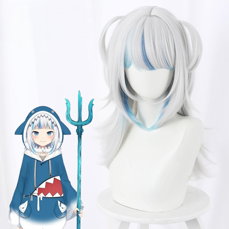 Gawr Gura Cosplay Wig for hololive - 444C