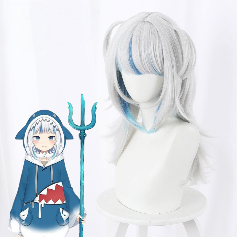 Gawr Gura Cosplay Wig for hololive - 444C - Image 3