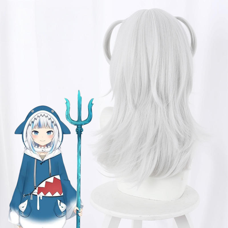 Gawr Gura Cosplay Wig for hololive - 444C - Image 4