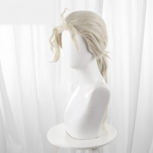 Composer Frederick Kreiburg Ivory Short Ponytail Styled Teased Cosplay Wig for Identity V