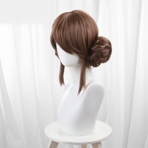 Gardener Brown Clip-in Hair Bun Cosplay Wig for Identity V - 476MB