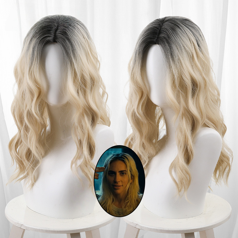 Harley Quinn Gradient Long Wavy Cosplay Wig for Joker: Folie à Deux - 405JA