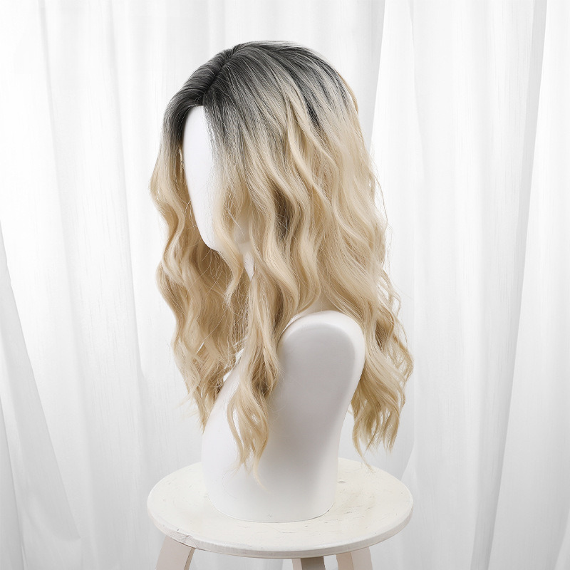 Harley Quinn Gradient Long Wavy Cosplay Wig for Joker: Folie à Deux - 405JA - Image 2