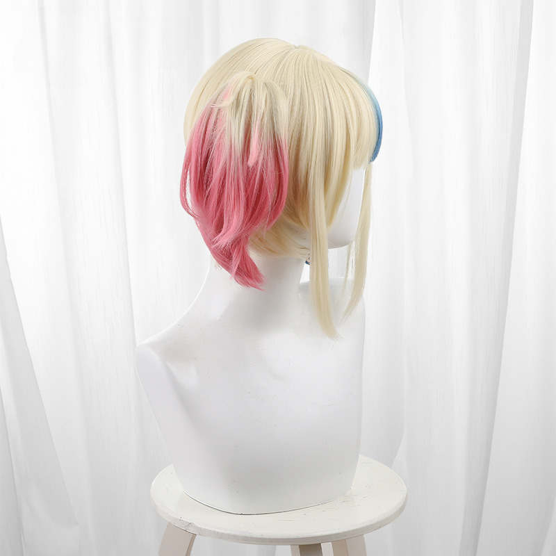 Yi Shi Jie Zi Sha Xiao Dui Ha Li Kui Yin Gradient Dyed Clip-in Twin Ponytail Cosplay Wig - 512Z - Image 4