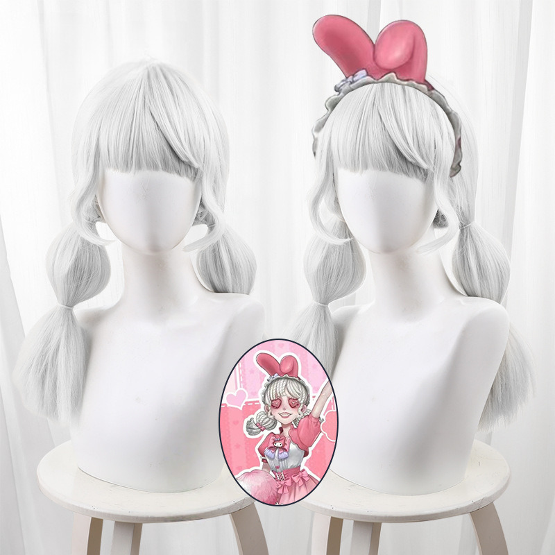 Cheerleader Brown Twin Ponytail Cosplay Wig for Identity V - 476YB - Image 2