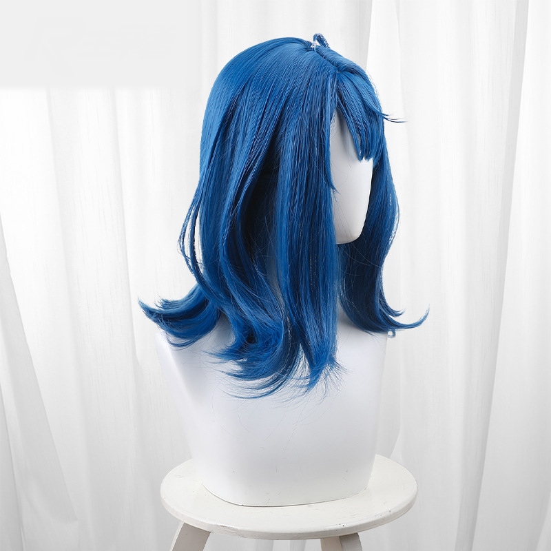 Anna Yanami Blue Medium-length Cosplay Wig for Makeine: Too Many Losing Heroines! - 576C - Image 3