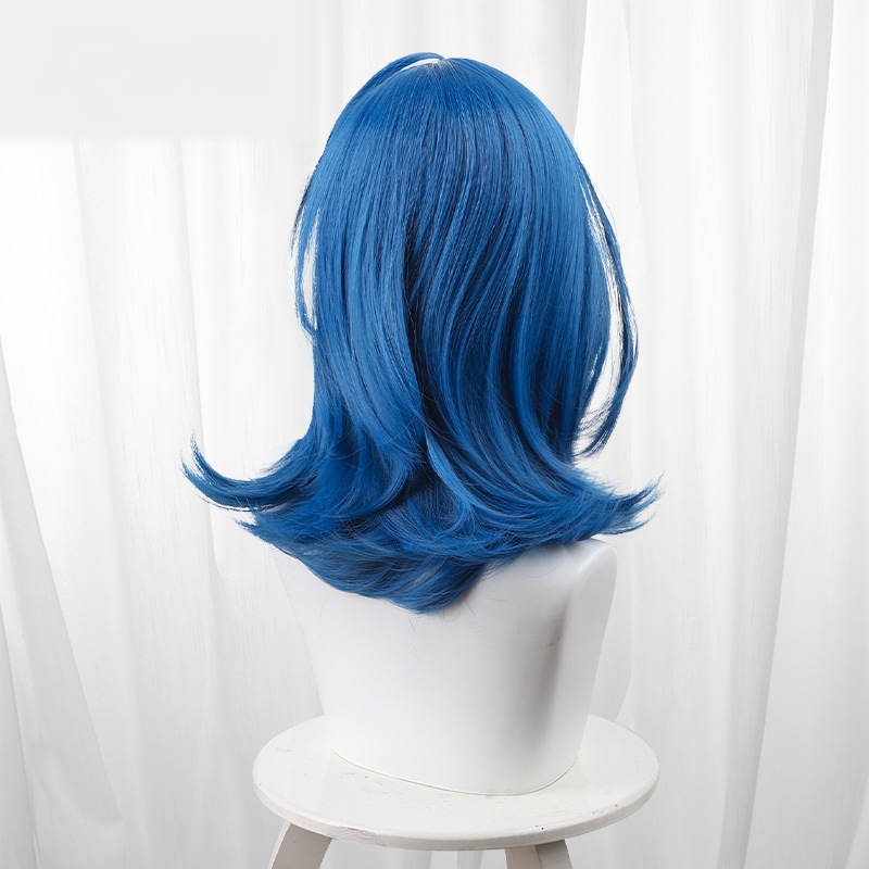 Anna Yanami Blue Medium-length Cosplay Wig for Makeine: Too Many Losing Heroines! - 576C - Image 4