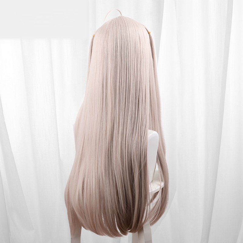 Hikari Flaxen Blonde Twin Ponytail Half-up Long Cosplay Wig for ATRI: My Dear Moments - 576A - Image 4