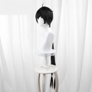 Male Rover Scalp-top Single Ponytail Long Flipped Cosplay Wig for Wuthering Waves - 572B